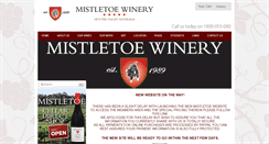 Desktop Screenshot of mistletoewines.com.au